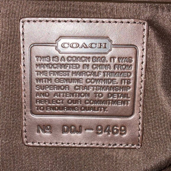 COACH RARE 2002  BRAIDED VINTAGE WEST END HOBO BAG 9446 EUC - Picture 14 of 16